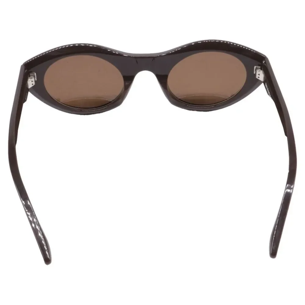 Balenciaga BB Monogram Oval Sunglasses in Brown Acetate